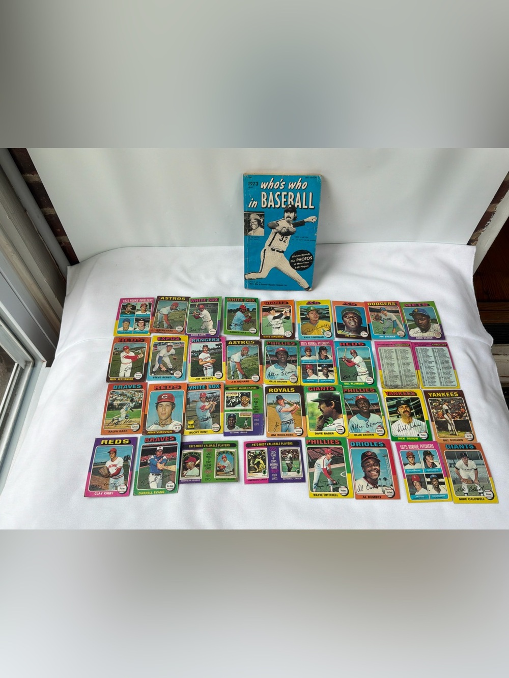 1975 TOPPS BASEBALL 35 CARD LOT COMPLETE YOUR SET